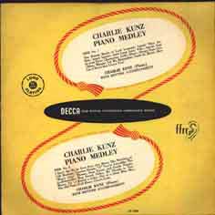 Charlie Kunz Piano medley, Decca LF 1026